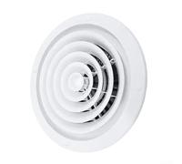Long Lasting Abs Round Vent Cover For Exhaust Ducts And Ventilation Systems Compatible With 190mm To 300mm Diameter White Diffuser Optimizing Airflow Distribution In Any Room Space(220-250)