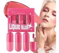 Long-Lasting Blusher - 15 Ml Liquid Rouge Stick, Lightweight Highlighter | Natural Sculpting Cheek Makeup Glow for Beauty Cosmetic Face Contour Blush Highlight Daily Application Women Girls