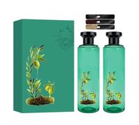 Long-Lasting Botanical Essential Oil Hair Dye,Mild Formula Long Lasting Hair Dye Set,for all Hair Types,（Chestnut Brown）