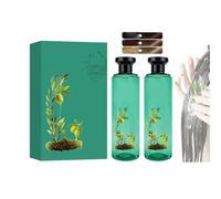 Long-Lasting Botanical Essential Oil Hair Dye,Mild Formula Long Lasting Hair Dye Set,Plant-Based Hair Color for Gray Coverage (Dark Brown)