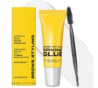 Long-lasting Eyebrow Styling Glue - 2-in-1 Gel for Defined Brows & Edges, Strong Hold Eyebrow Setting Gel for Perfectly Spiked Look 10ml