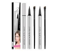 Long-Lasting Eyeliner, Waterproof Oil-proof Smudge Proof, Cool Black Drying Hard-tip Liquid Eyeliner With Brush, Easily to Create any Look, Makeup Accessories Gifts for Women （2）