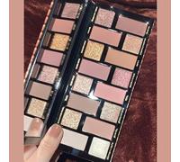 Long Lasting Eyeshadow Palette Blendable Matte Glitter Eye Shadows Multi-Use Makeup Pallet Cosmetics Gift Kit for All Skill Levels Occasions