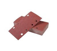 Long Lasting Flocking Sanding Discs with High Temperature Abrasives 185x93mm Suitable for Surfaces Finishing Multiple Grit Sandpaper Projects