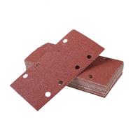 Long Lasting Flocking Sanding Discs With High Temperature Abrasives 185x93mm Suitable For Surfaces Finishing Anti Static Sandpaper For Wood Metal