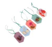 Long Lasting Floral Fruity Scented Wax Sachet Set - Soy & Beeswax Aromatherapy Wax Tablet for Bedroom & Closet Freshening, 5pcs