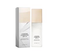 Long-lasting foundation, SPF 15 broad-spectrum sun protection, 30ml - transfer-resistant, all-day fresh look, suitable for city life, color-changing foundation for mature skin, all-around coverage