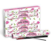 Long Lasting Fragrant Incense Sticks and Cones for Home and Personalised Spots - Refreshing Smell and - Mood Calming - Meditation - Aroma (Fresh Jasmine, Incense Sticks)