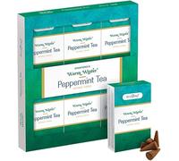 Long Lasting Fragrant Incense Sticks and Cones for Home and Personalised Spots - Refreshing Smell and - Mood Calming - Meditation - Aroma (Peppermint Tea, Incense Cones)