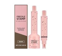 Long Lasting Freckle Pen & Stamp | Waterproof Smudge-proof Transfer-proof Easy Sun-kissed Makeup | All Skin Types | Vegan & Cruelty-Free (02#Medium)