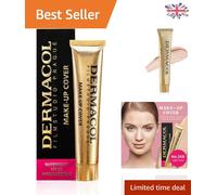 Long-lasting Full Coverage Foundation with SPF 30 - 30g Tube for All Skin