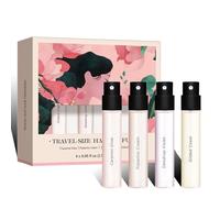 Long Lasting Hair Perfume Set, 4pc Women's Fragrance Mist with Caramel Pistachio Floral Scents, Lightweight Body Pillow Spray, Non-Greasy All Day Fresh