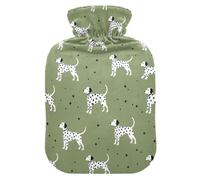 Long Lasting Heat PVC Hot Water Bag for Muscle Ache & Menstrual | 6 Hours Heat Retention Performance Hand Warmer Bag Menstrual Discomfort Ease Green Star Spot