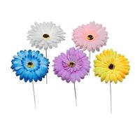 Long Lasting Landscape Decoration Stake Label Marker Designed with Woven Fiber Materials & Sturdy Wire Base 5pcs Iron Wire Garden Indicators