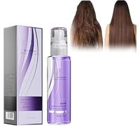 Long-Lasting Lightweight Hair Soft Essential Oil Spray, Hair Care Essential Oil Spray, Fluffy Volumizing Hair Spray, Lightweight Hair Soft Essential Oil Spray, Smooth Frizz and Add Shine (100ml, Blue)