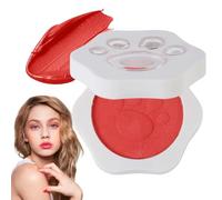 Long Lasting Lip and Cheek Tint, Lightweight Cheek Tint for a Natural Look, Easy to Apply Blush Products, Natural Glow Matte Mud Blush for Cute Youthful Makeup, Girls, Teens