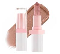 Long Lasting Lipstick with Shimmer and Shine, Metallic Glitter Lipstick for Women, Transfer Proof Diamond Creamy Nude Light Pink, High Impact Shine Lipcolor, Smooth & (#09Nude Pink)