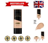 Long Lasting Liquid Foundation 35ml in 105 Soft Beige - Fragrance-Free & Natural