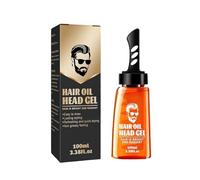 Long Lasting Men's Hair Styling Gel And Wax 2 In 1 With Comb Fast Build Moisturizing 100ml Men's Hair Gel 2 In 1 Hair Gel Hair Gel Hair Gel Hair Gel For Men Men Hair Wax NSj316 (Black, 17cm)