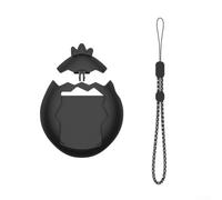 Long-lasting PC Protective Case for Tamagotchi Paradise Shockproof Hard Shell Washable Design Full Body Cover for Virtual Pet Toy(Black)