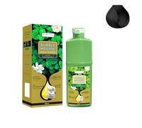 Long-Lasting Plant-Based Foam Hair Dye, Bubble Hair Dye Shampoo, Quick-Acting Bubble Hairs Dyes, Pure Plant Extract for Grey Hair Color Bubble Dyes, Easy to Operate (Black)