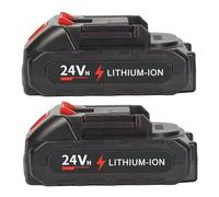 Long-Lasting Rechargeable 24V Lithium Battery for Electric Mini Chainsaw, 2PCS, Replacement Battery Pack for Pruning Saw