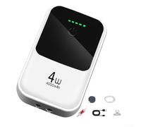 Long Lasting Rechargeable Lithium Battery Aquarium Air Pump with 1500/4000/8000mAh Options and Noise Reduction Below 28dB for Buckets and Fish Tanks (4000mAh)
