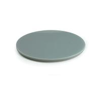 Long Lasting Round Acrylic Coasters Multiple Colours Kitchen Dining Table Bar (Grey Gloss, 1)