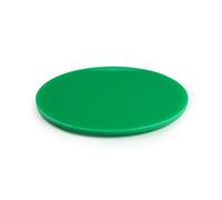Long Lasting Round Acrylic Coasters Multiple Colours Kitchen Dining Table Bar (Mid Green, 1)