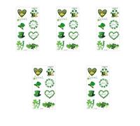 Long Lasting Shamrocks Temporary Skin Friendly for StPatrick's Day Celebration Accessories Stpatrick'' Temporary Tattooes