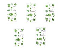 Long Lasting Shamrocks Temporary Skin Friendly for StPatrick's Day Celebration Accessories Stpatrick'' Temporary Tattooes