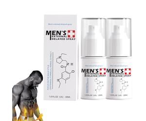 Long-lasting spray for men, men's long lasting delay stronger, men's external delayed life, improve the quality of love and let them love more (2 pieces)