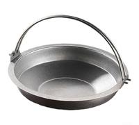Long Lasting Stainless Steel Sukiyaki Pot with Hanging Wire for Even Thermal Conductivity in Various Cooking Scenarios (A)