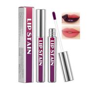 Long Lasting Waterproof Lip Stain - Matte Smudge Proof Peel Off Lip Tint For Precise Application, Hydrating Lightweight Color In Shades Of Cool Rose, Plum And Coral Pink For Every Occasion