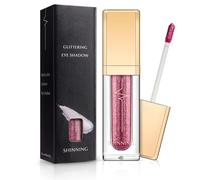 Long-Lasting Waterproof Metallic Liquid Glitter Eyeshadow - Highly Pigmented Matte Shimmer - Sparkly Eye Shadow with Easy-to-Blend Eyeliner Pen