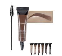 Long-Lasting Waterproof Smudge-Proof Liquid Eyebrow Gel/Tint, Long-Lasting, Highly Pigmented, Safe Formula, Compact and Portable, Eyebrow Mascara, Six Colors Are Available(3# CHOCOLATE)