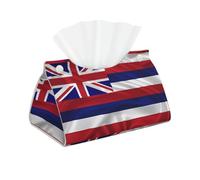 Long Leather Tissue Box Cover | Waterproof PVC Throw for Coffee Table