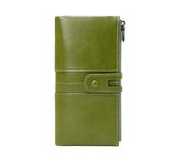 Long Leather Wallet, Purse Clutch Organizer, Card Holder with Sturdy Build, Large Capacity Purse with Secure Closure, Fashion Accessory, Wallet Gear for Membership Cash Credit ID Cards Travel Use