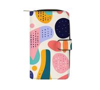 Long Leather Wallet Zipper Small Wallet Credit Card Wallet Comes in Many Shapes Printed Coin PocketKey Bag Holiday Gifts Unisex Passcase