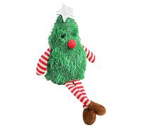 Long Leg Christmas Tree Plush Doll - Plush Ornaments Christmas Tree Shape Figurines for Home Decor | Light Up Seasonal Table Centerpiece for Desktop Fireplace Mantel Home Office Party School Classroom