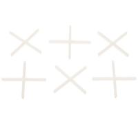 Vitrex LLS2500 Long Leg Spacer 2mm Pack of 500
