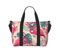 Long-Legged Bird Printed Travel Bag Large Gym Tote, Weekend & Business Trip Crossbody Shoulder Bag, Lightweight