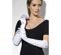 Long Length Adult Gloves Temptress Halloween Fancy Dress Accessory 4 Colours