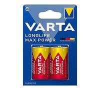 LONG LIFE BATTERY MAXIMUM POWER C - LR14 (PACK 2 pcs.) Ø26,2x50 mm. Provides long-lasting and effective power for toys, controllers and more. Ensures performance!