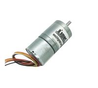 Long Life JGA25-2418 Brushless DC Gear Motor 12V 24V High Speed 8.5-1977RPM Low Noise Reversible For Toy Car(24V 408rpm)
