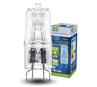 Long Life Lamp Company 10 x G9 Halogen Energy Saving 28W = 40W Equivalent Light Bulbs Eco Halogen Dimmable Bulbs