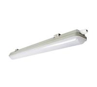 Long Life Lamp Company 10W 2ft Industrial LED Ceiling Batten Tube Light Surface Mount or Hanging IP Rated Triproof Fittng Cool White