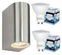 Long Life Lamp Company 10w LED Up/Down Wall Light GU10 IP44 Double Outdoor Wall Light ZLC023LED