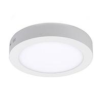 Long Life Lamp Company 18W LED White Body Round Surface Mount Ceiling Panel Down Light Cool White 6500K