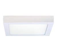 Long Life Lamp Company 18W LED White Body Square Surface Mount Ceiling Panel Down Light Cool White 6500K Bright